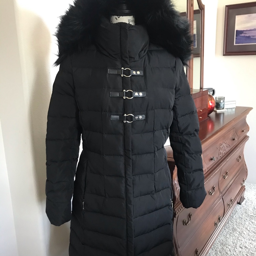 EUC Ivanka Trump Black Winter Coat